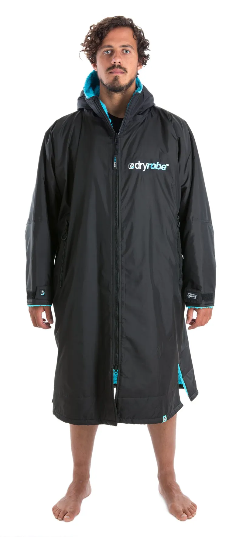 Dryrobe Advance V3 Long Sleeve Small Black/Blue-1